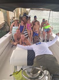 Boating with Winston