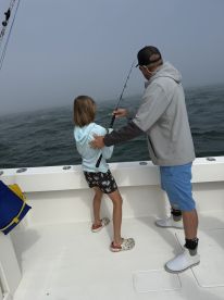 While watching and fishing