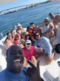 Gulf of Mexico boating family 