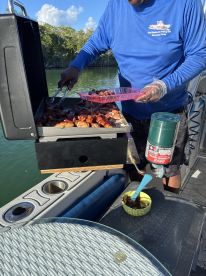 Great time with a great captain AND cook!!!