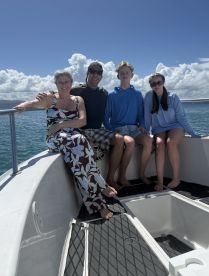 Turtles and sting rays. And lunch!